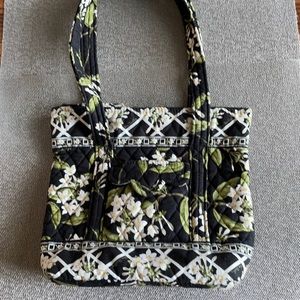 Vera Bradley Black Floral Tote